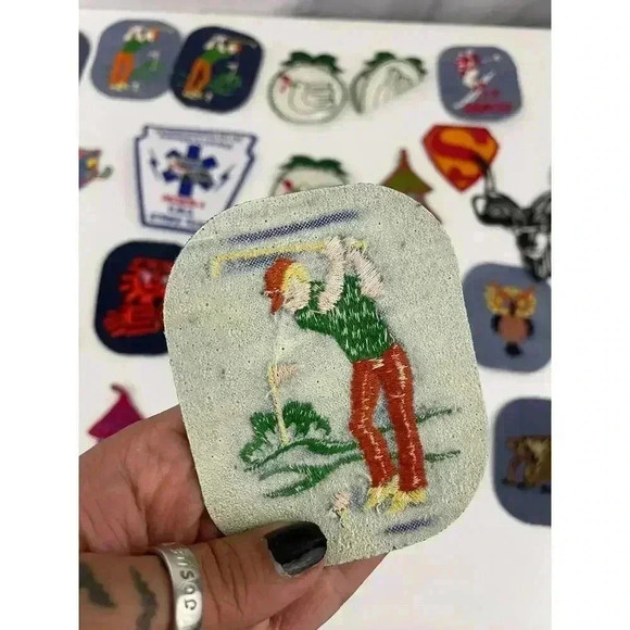 31 PC Assorted Sewing Applique Patches Iron on Sew On NEW Mixed Vintage - Picture 6 of 11